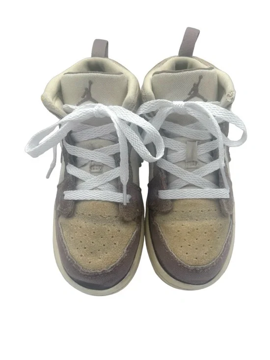 Nike Air Jordan 1 Mid SE Craft Taupe Haze Toddler Sneakers Size 9C - Picture 5 of 10